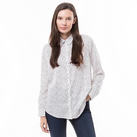 Manor Woman Camicetta a Maniche Lunghe a Pois  