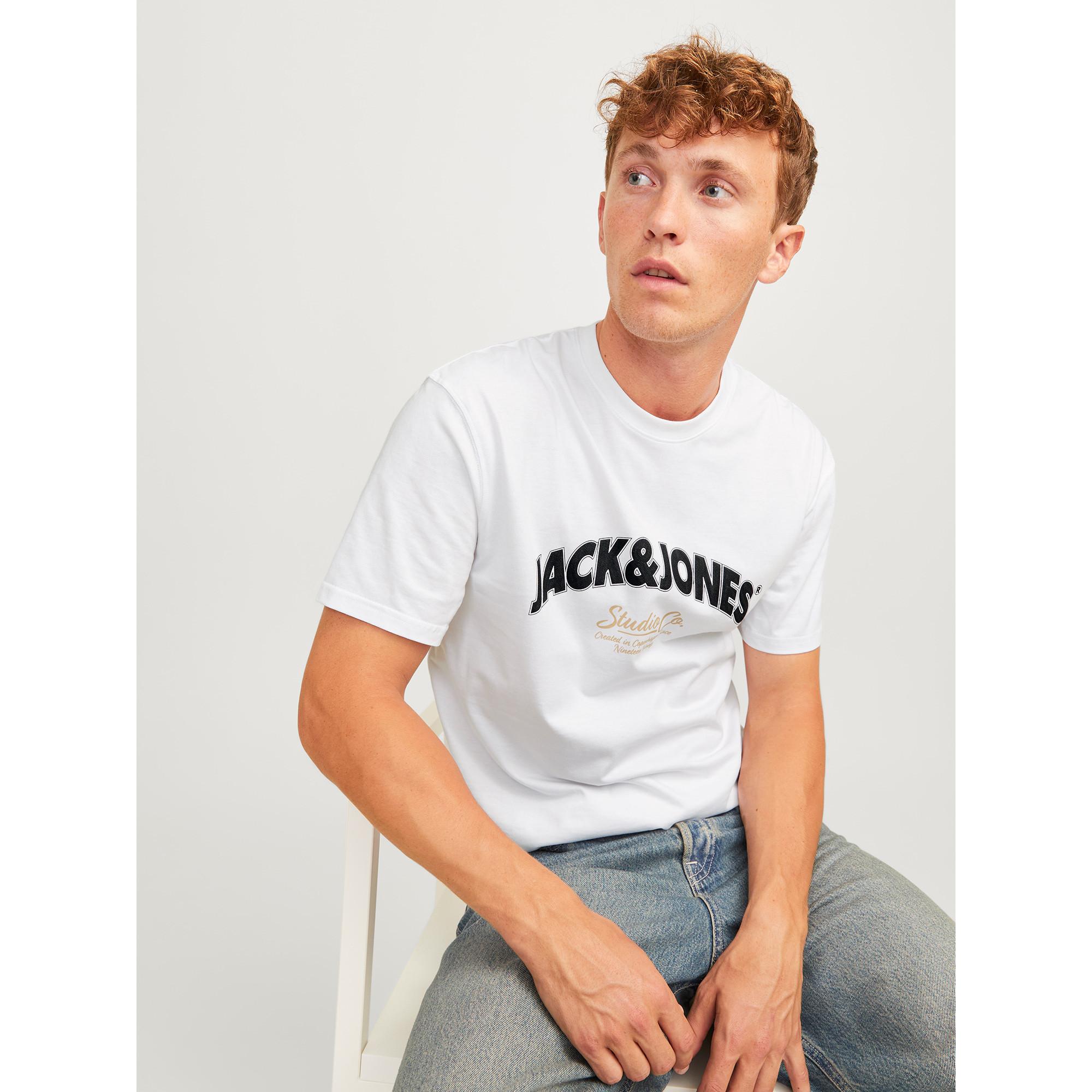 JACK & JONES JORBRONX ARCH BIG TEE SS CREW NECK LN T-Shirt 