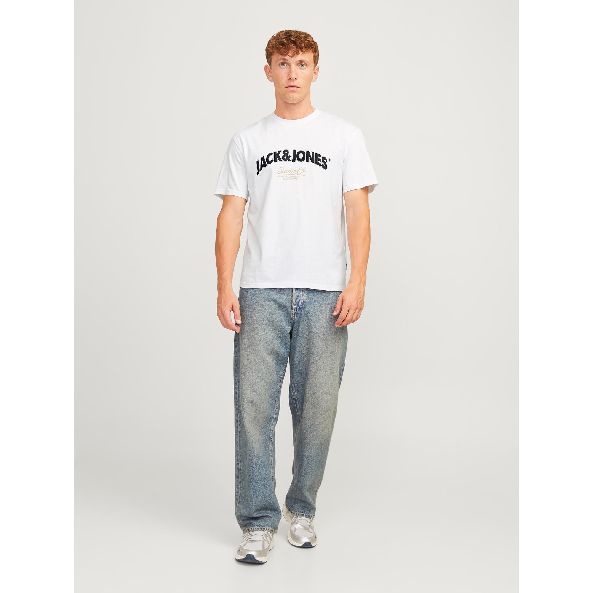 JACK & JONES JORBRONX ARCH BIG TEE SS CREW NECK LN T-Shirt 