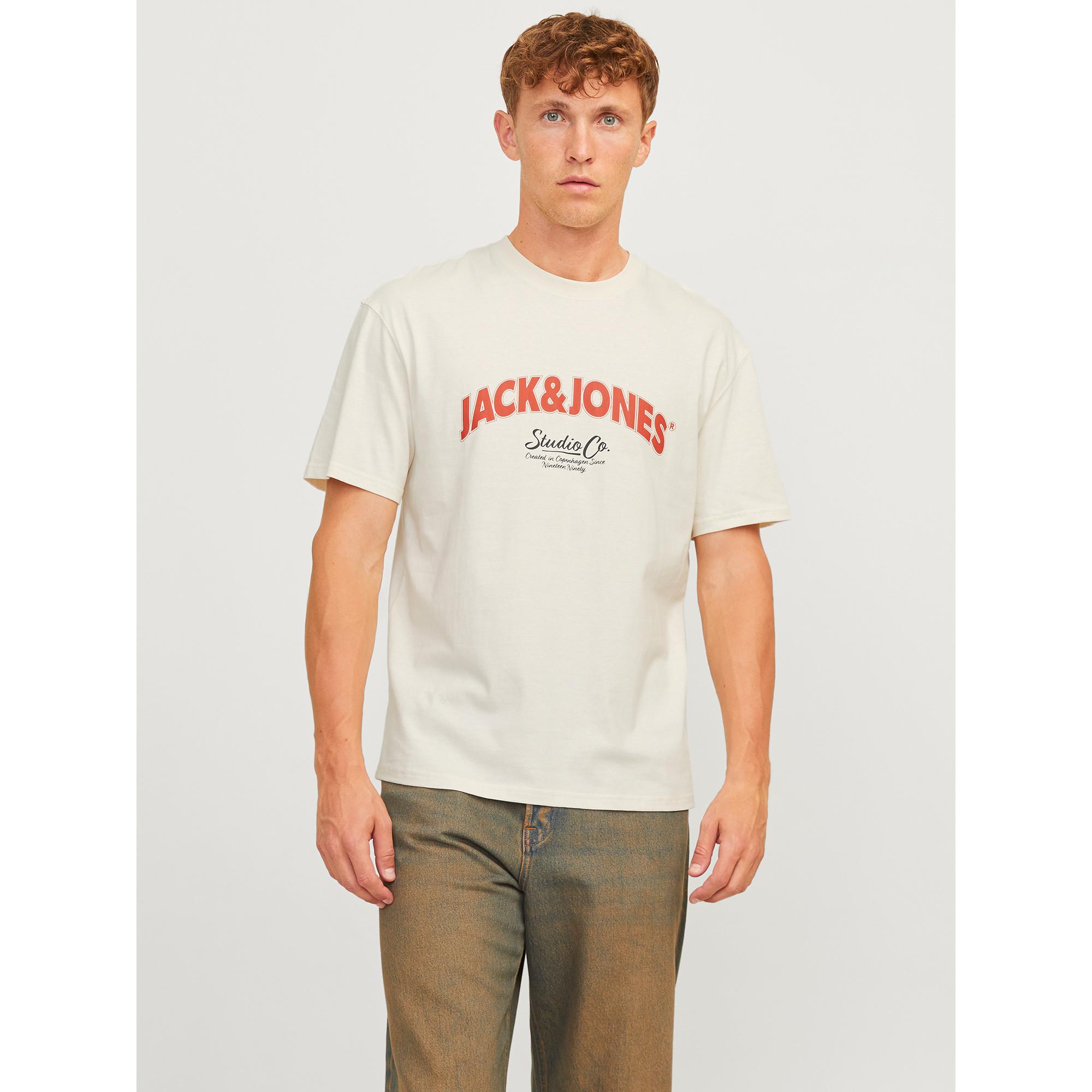 JACK & JONES JORBRONX ARCH BIG TEE SS CREW NECK LN T-Shirt 