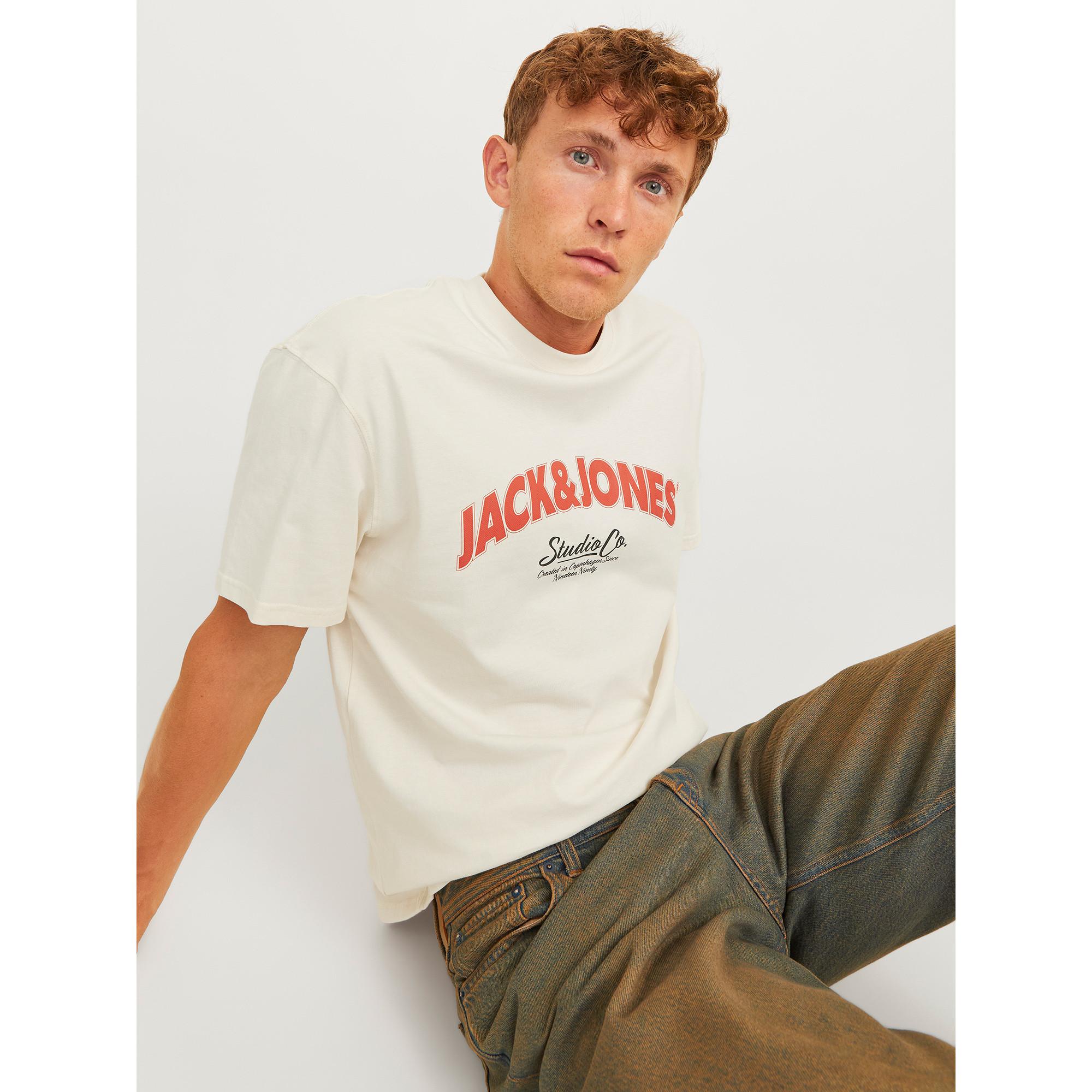 JACK & JONES JORBRONX ARCH BIG TEE SS CREW NECK LN T-Shirt 