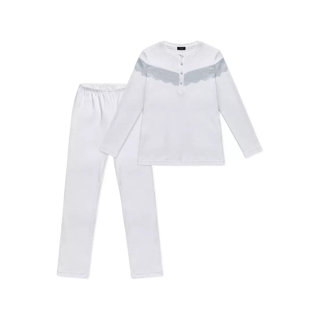 Manor Woman - Pyjama-Set, für Damen, Hellblau, Größe S
