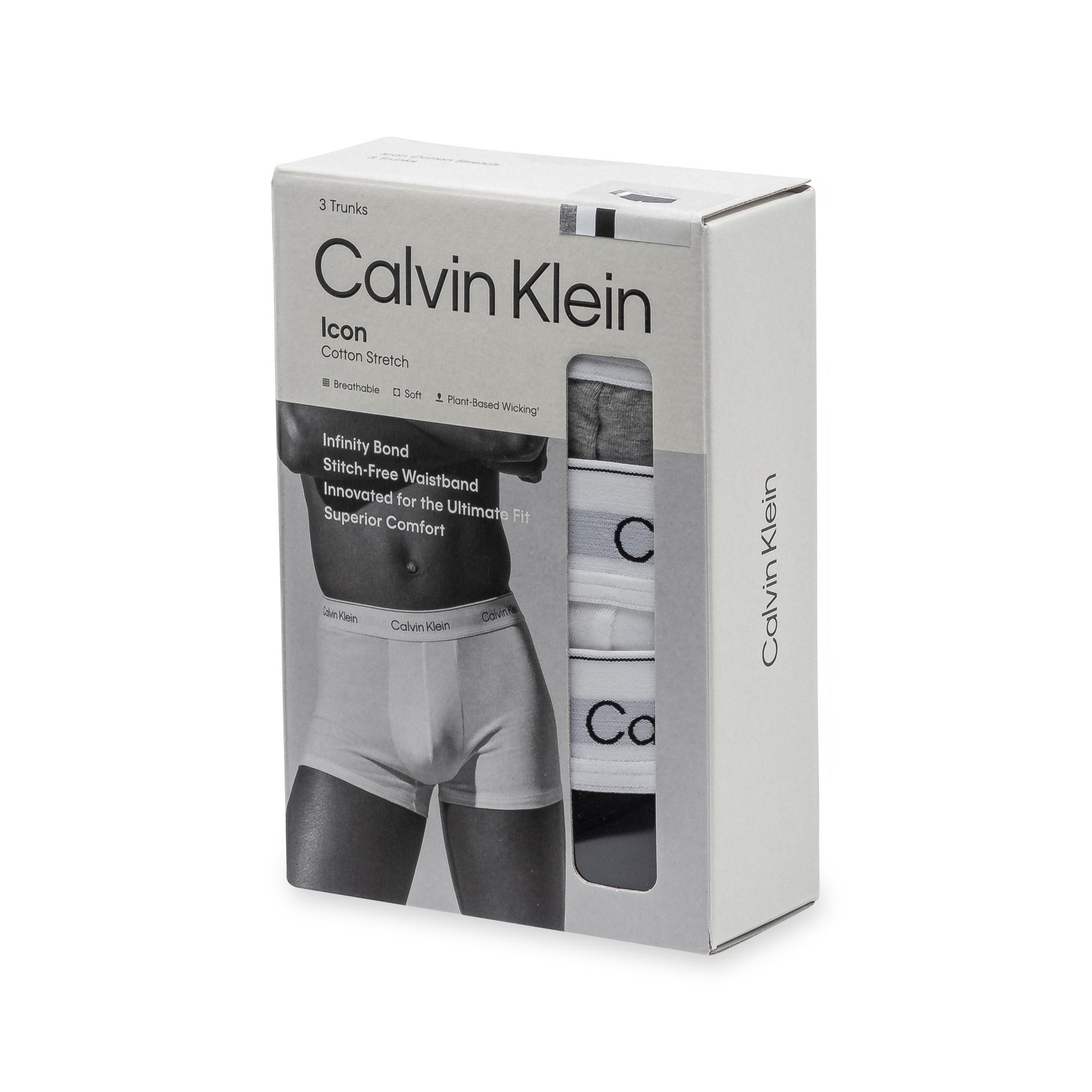 Calvin Klein TRUNK 3PK Lot de 3 boxers 