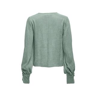 ONLY Bluse U-Boot-Ausschnitt Langarm  