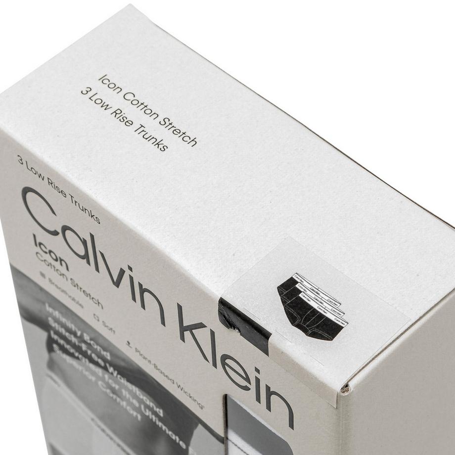 Calvin Klein ICON Cotton Stretch Low Rise Pantys 3er-Pack  