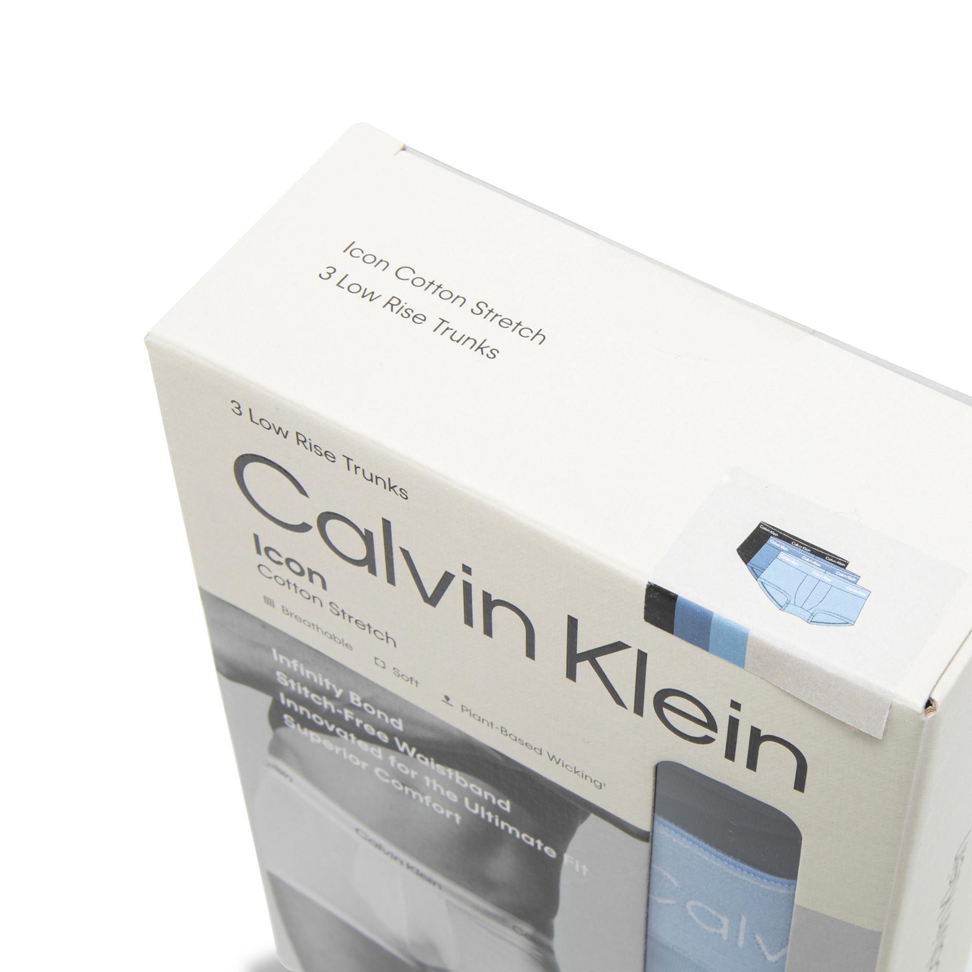 Calvin Klein TRUNK 3PK Lot de 3 boxers 