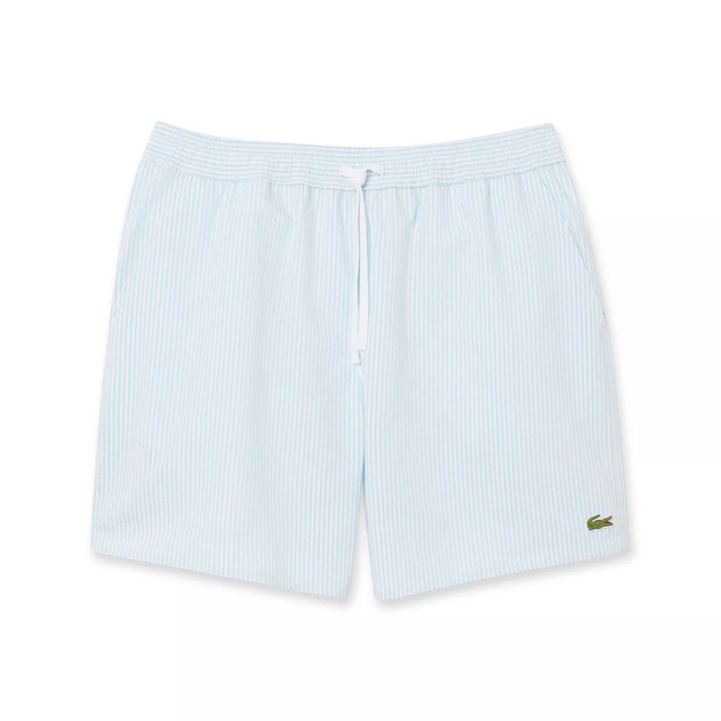 Lacoste - Badeshorts, für Herren, Hellblau Denim, Größe L