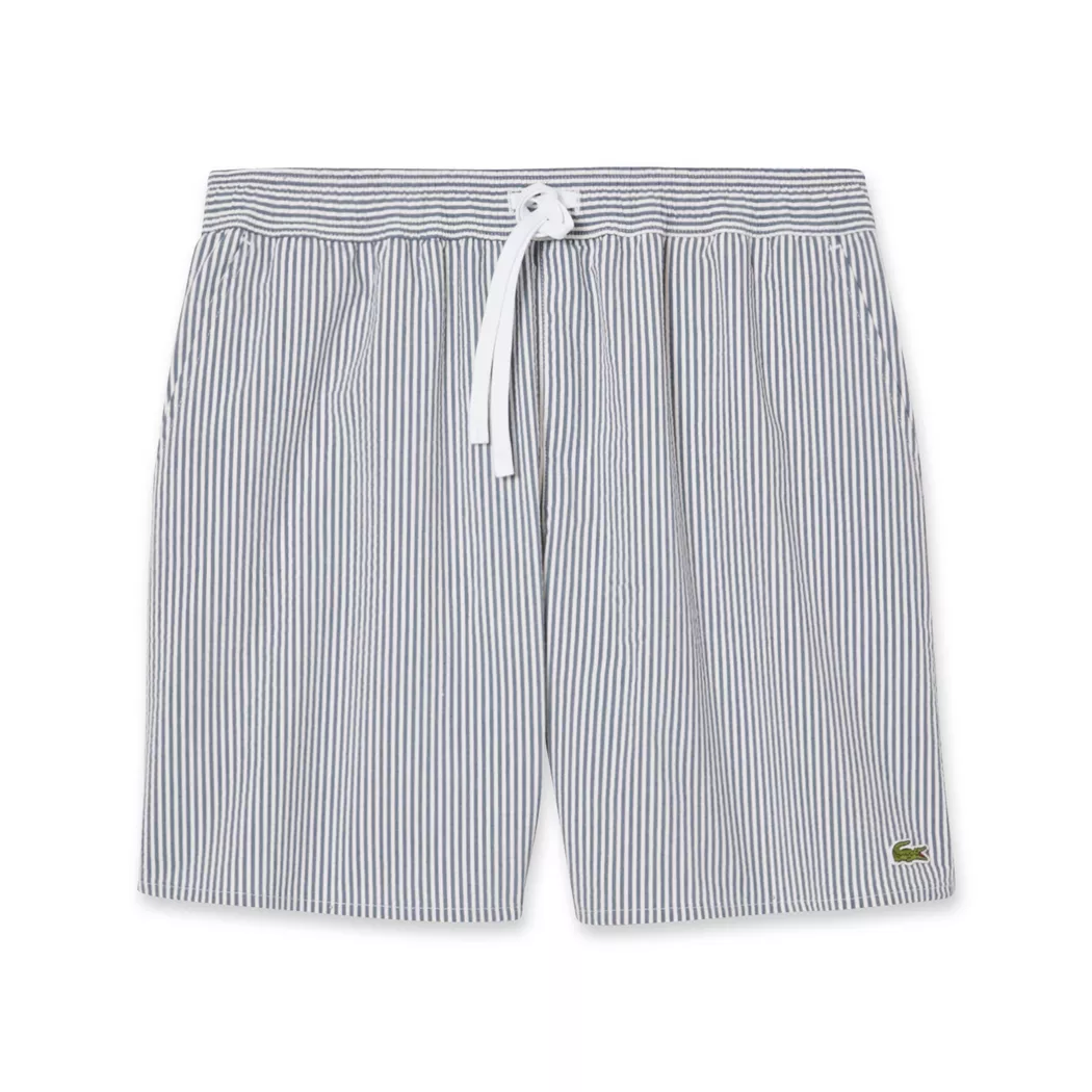 Lacoste Men Swim Shorts Dark Blue Denim XL