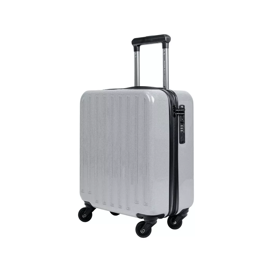 SWISS BAG COMPANY - Hartschalenkoffer, 45 cm, Hartschalenkoffer, 45cm, Silber