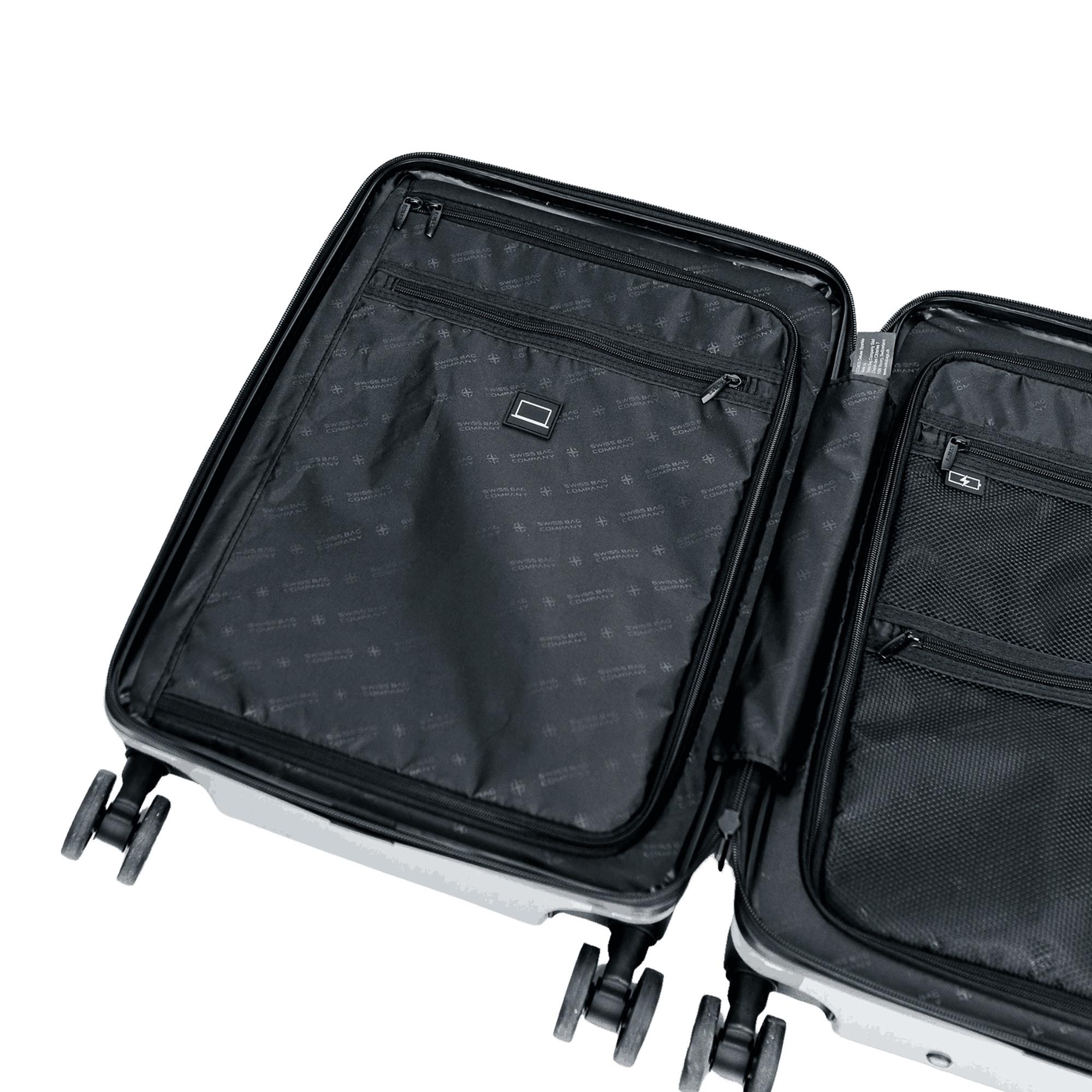 SWISS BAG COMPANY 55.0cm, Hartschalenkoffer Cosmos Deluxe Sparkle 