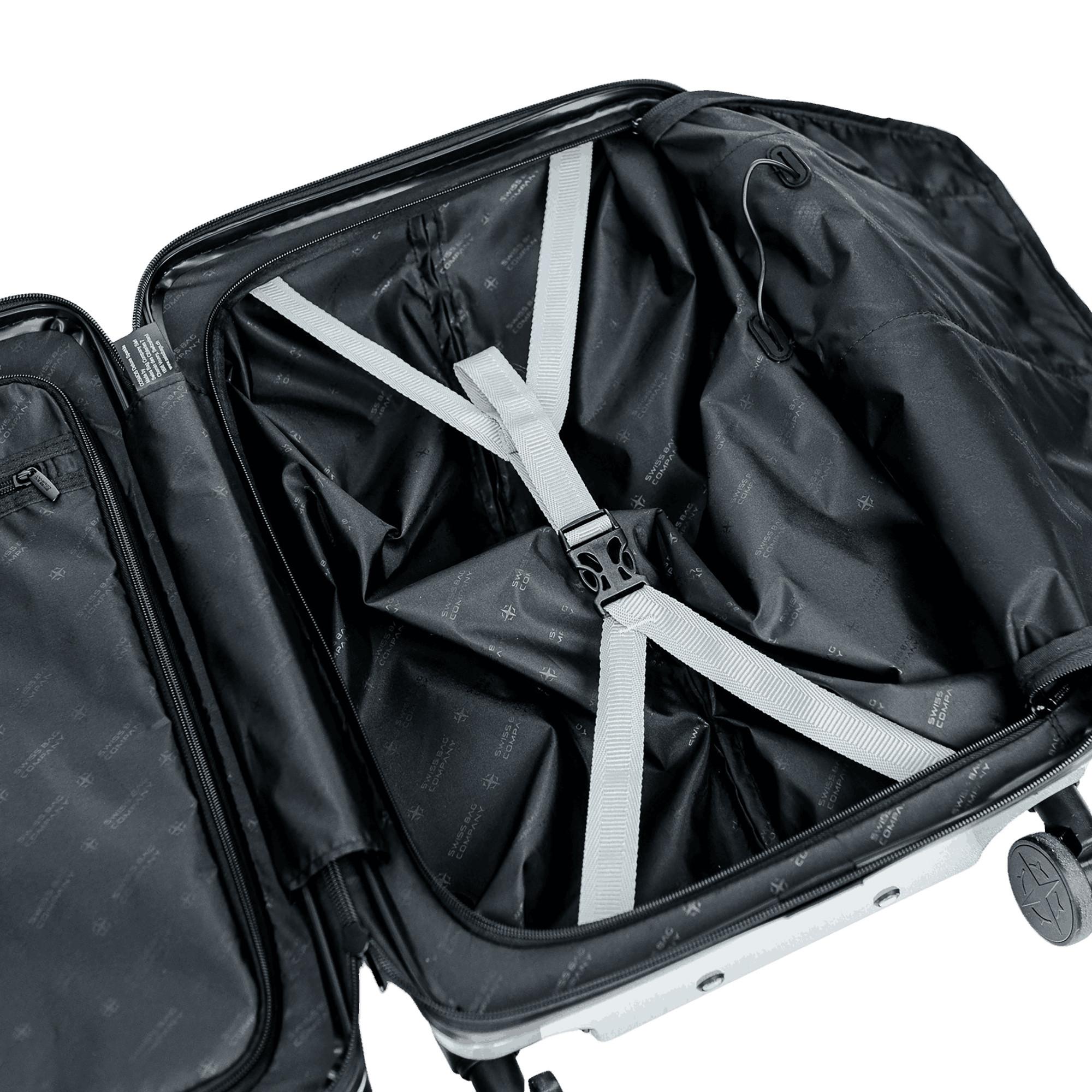 SWISS BAG COMPANY 55.0cm, Hartschalenkoffer Cosmos Deluxe Sparkle 