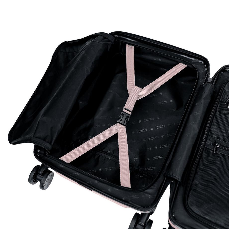 SWISS BAG COMPANY 55.0cm, Valise rigide Cosmos Deluxe Sparkle 