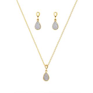 L' Atelier Gold 18 Karat by Manor  Set collana/orecchini 