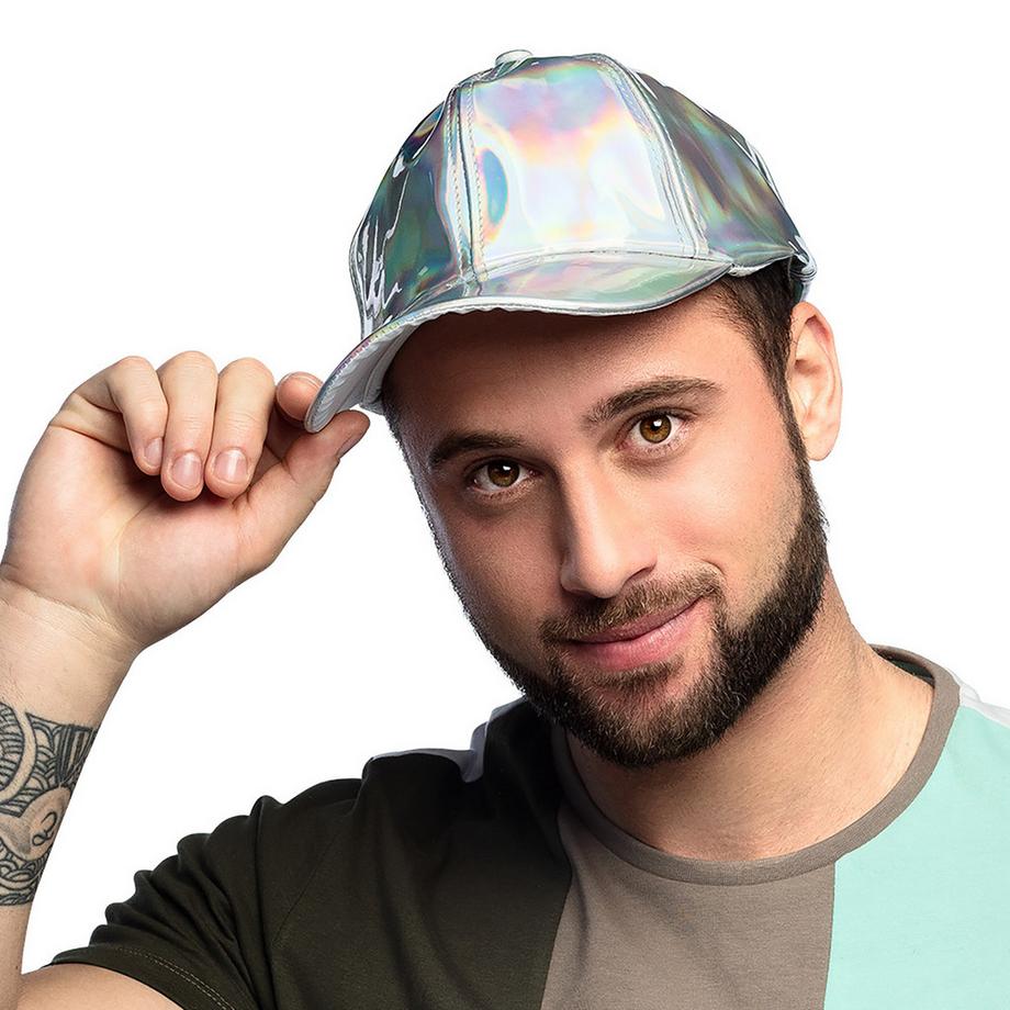 BOLAND  Cap holo argento 