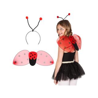 BOLAND  Set de costume Coccinelle (diadème et ailes) 