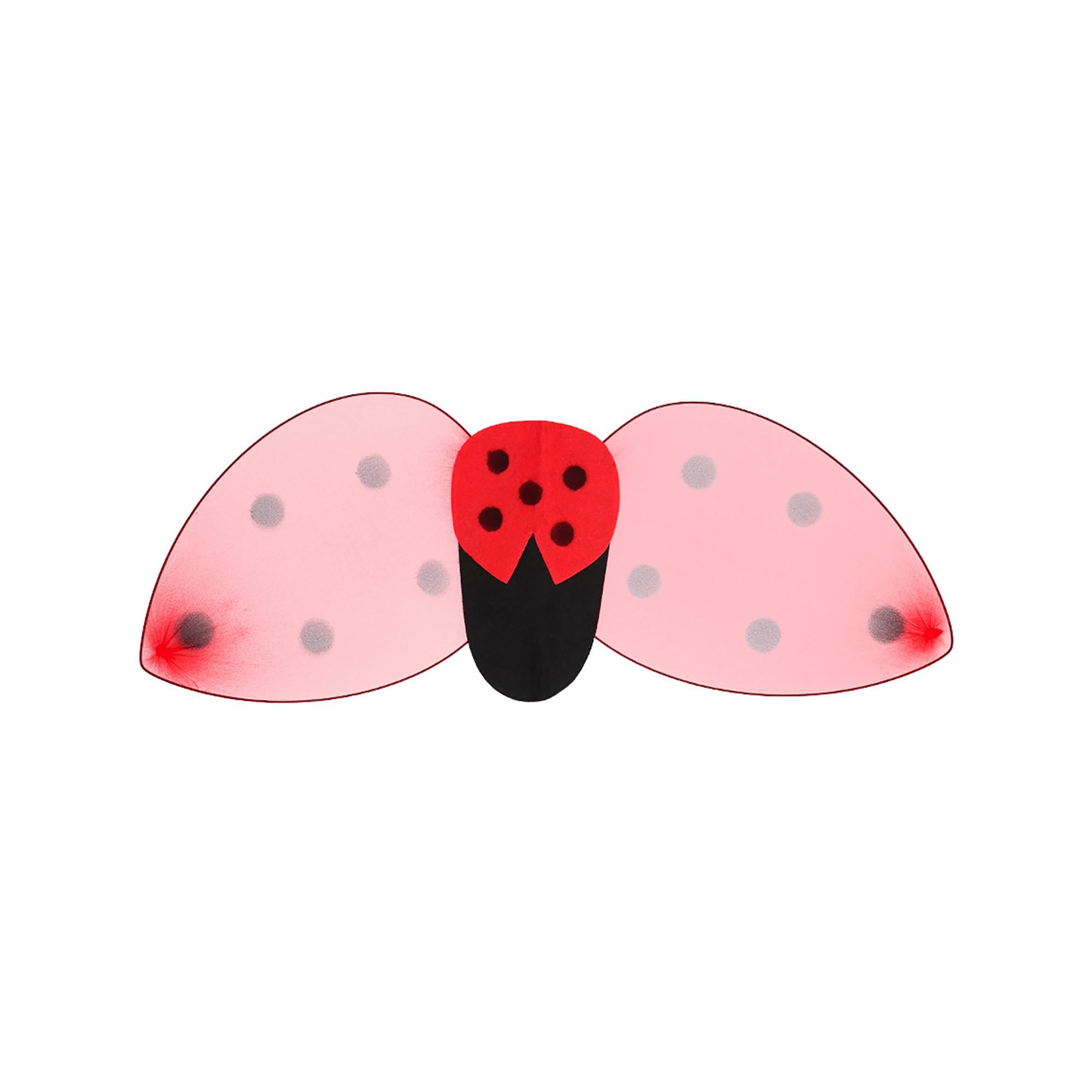 BOLAND  Set de costume Coccinelle (diadème et ailes) 