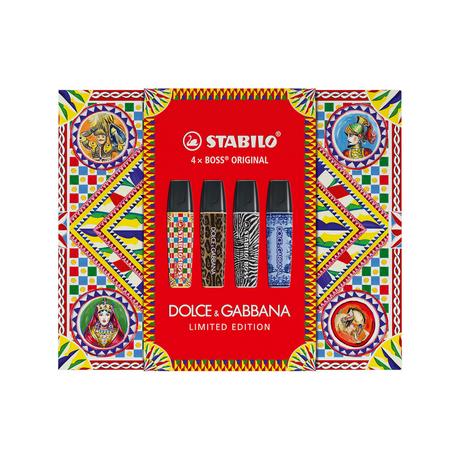 STABILO Textmarker BOSS Dolce&Gabbana 4er Box 