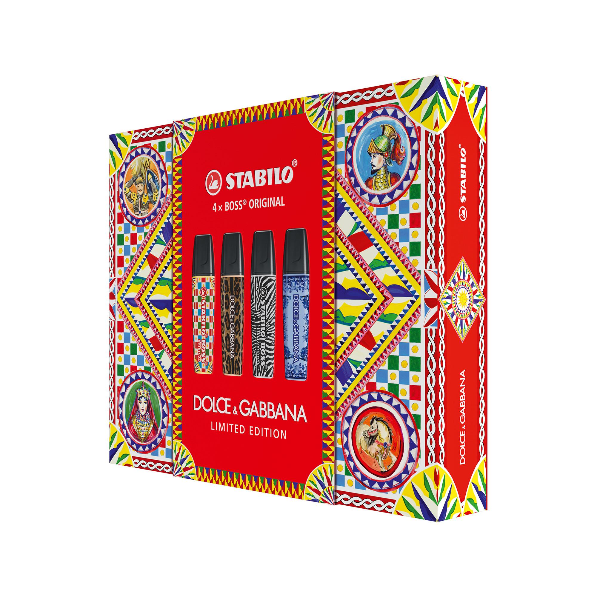 STABILO Textmarker BOSS Dolce&Gabbana 4er Box 