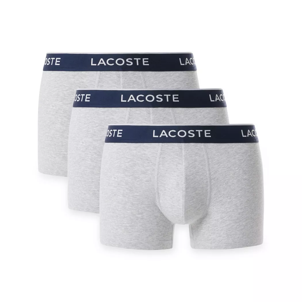 Lacoste - Triopack, Pantys, für Herren, Grau Melange, Größe L