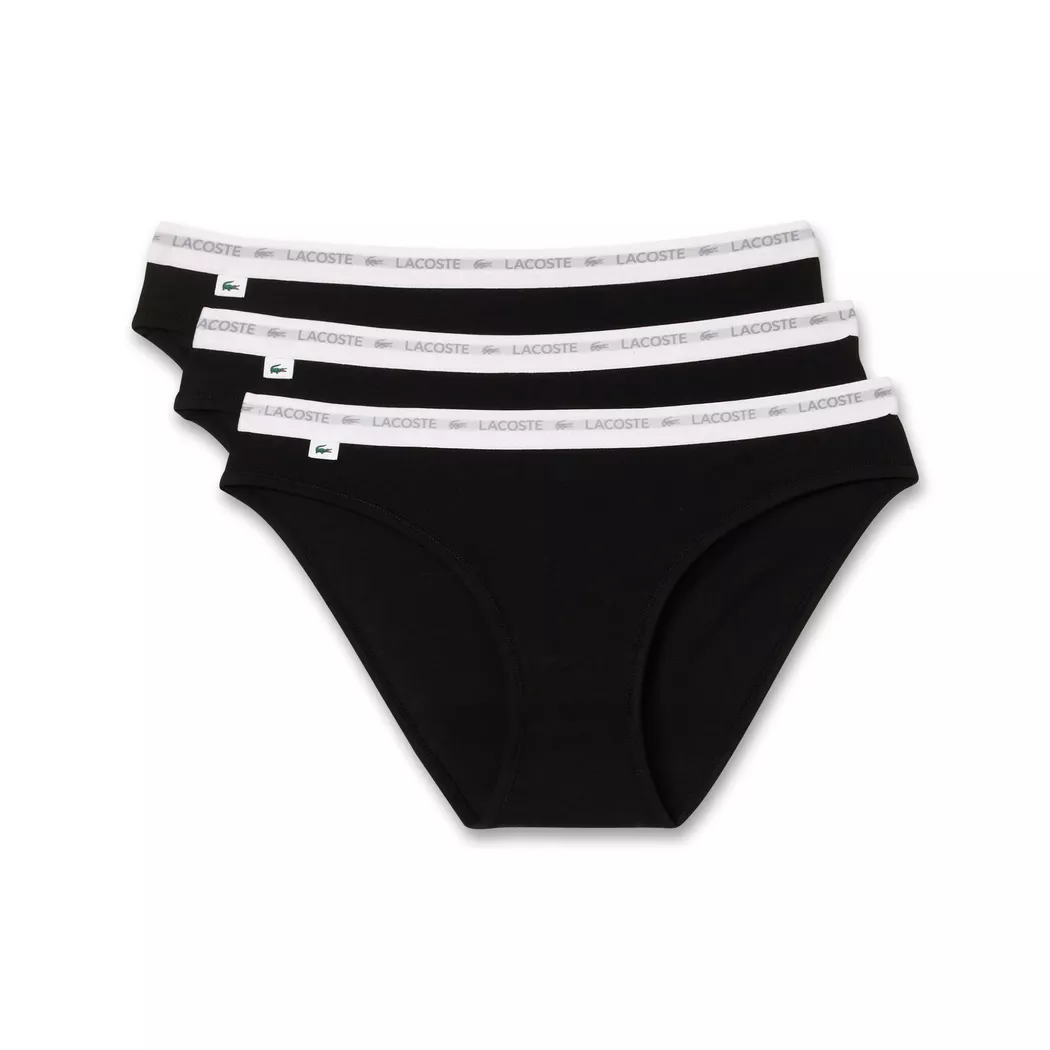 Lacoste - Triopack, Slips, für Damen, Black, Größe XS