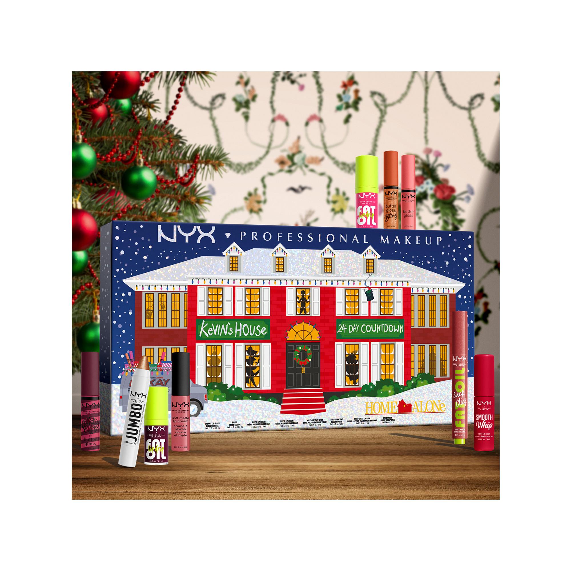 NYX-PROFESSIONAL-MAKEUP NYX PM Adventskalender 2024 Calendario dell'Avvento Home Alone 2024 con 24 sorprese a grandezza naturale 