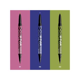 NYX-PROFESSIONAL-MAKEUP  Beetlejuice Pinstripe Duo Liner Eyeliner  