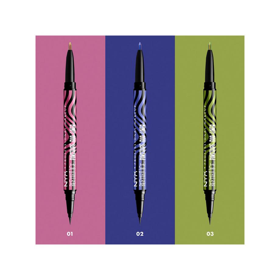 NYX-PROFESSIONAL-MAKEUP  Beetlejuice Pinstripe Duo Liner Eyeliner  