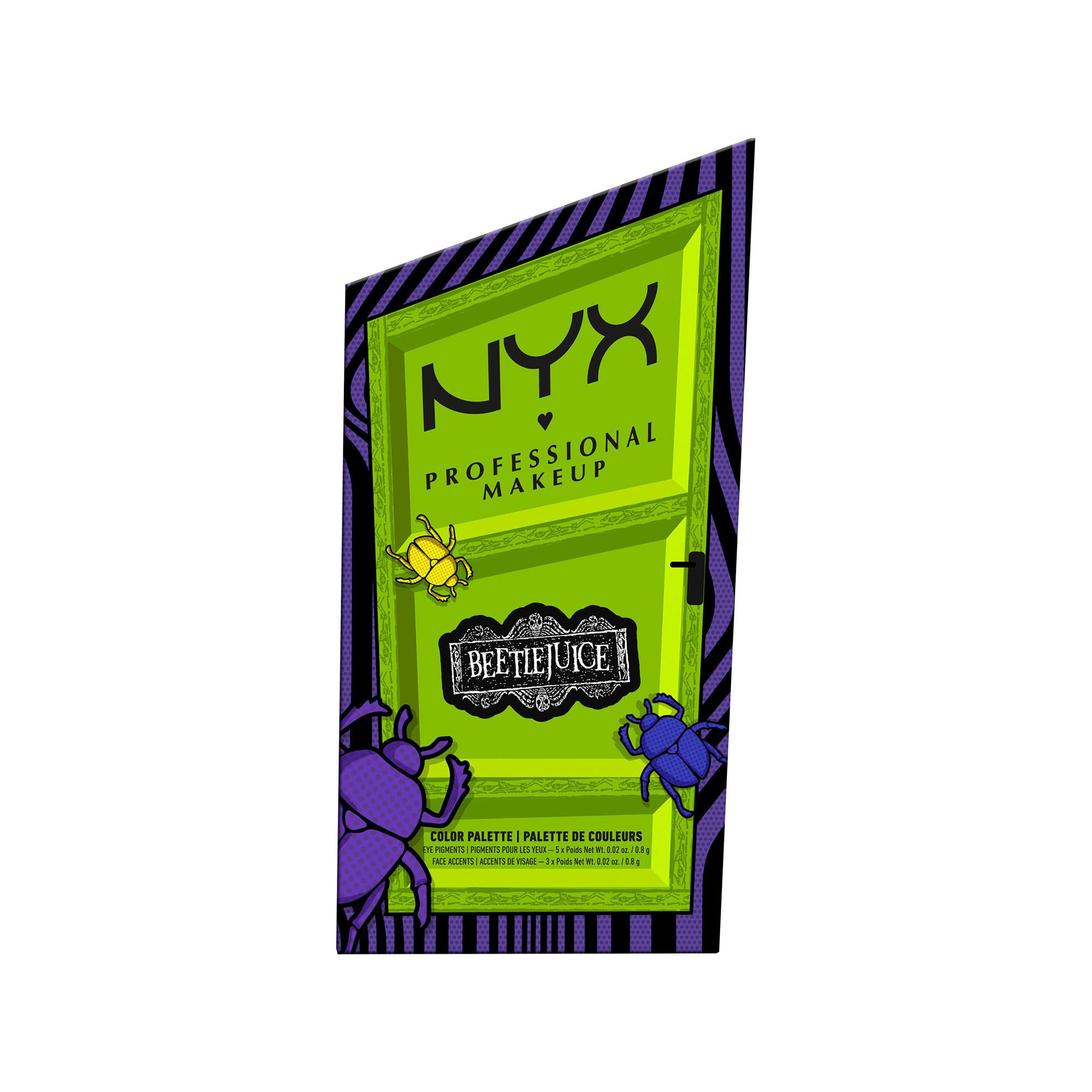 NYX-PROFESSIONAL-MAKEUP Beetlejuice Color for the Recently Deceased Palette Lidschattenpalette 