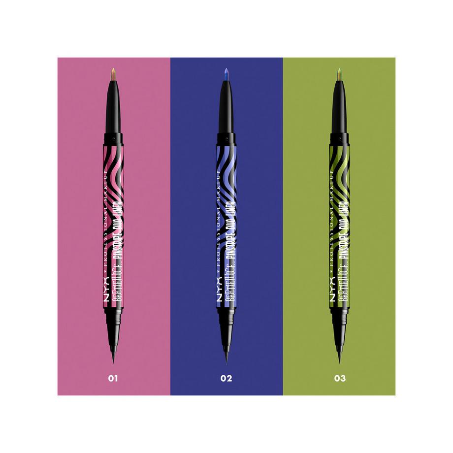 NYX-PROFESSIONAL-MAKEUP Beetlejuice Pinstripe Beetlejuice Pinstripe Duo Liner Eyeliner 