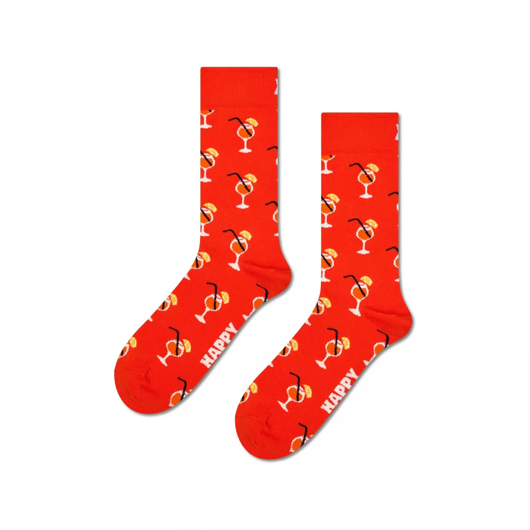 Happy Socks - Socken, für Damen, Orange, Größe 36-40