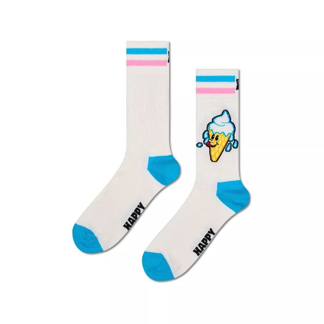 Happy Socks - Socken, für Damen, Weiss, Größe 36-40 4