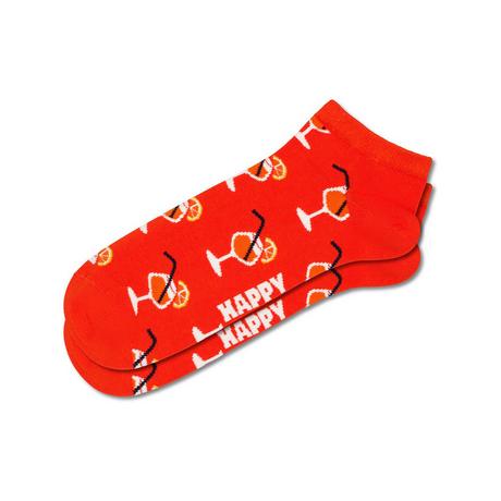 Happy Socks Orange Spritz Low Sock Chaussettes sneakers 