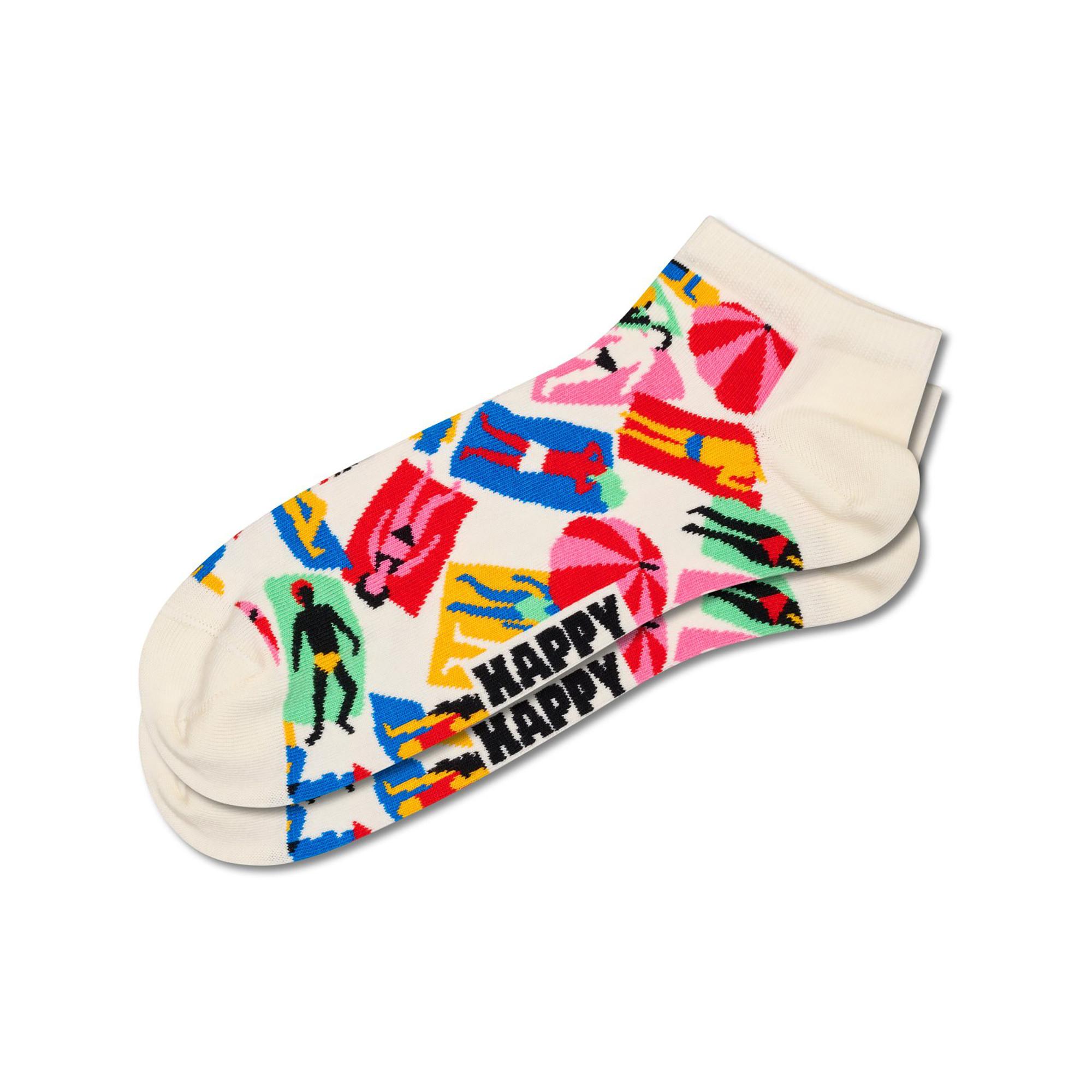 Happy Socks 2-Pack Ice Cream & Lazy Day Low Socks Lot de 2 paires de chaussettes sneakers 