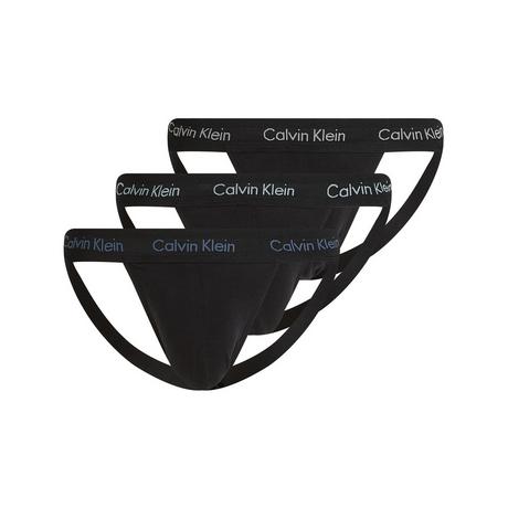 Calvin Klein JOCK STRAP 3PK Lot de 3 slips, sans ouverture 