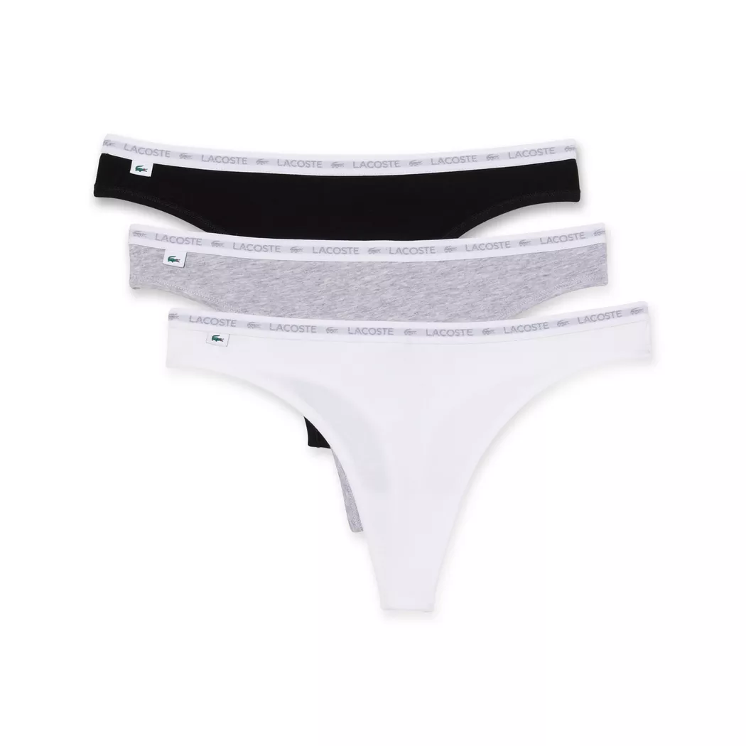 Lacoste Triopack Women Thong Multicolor XL 2