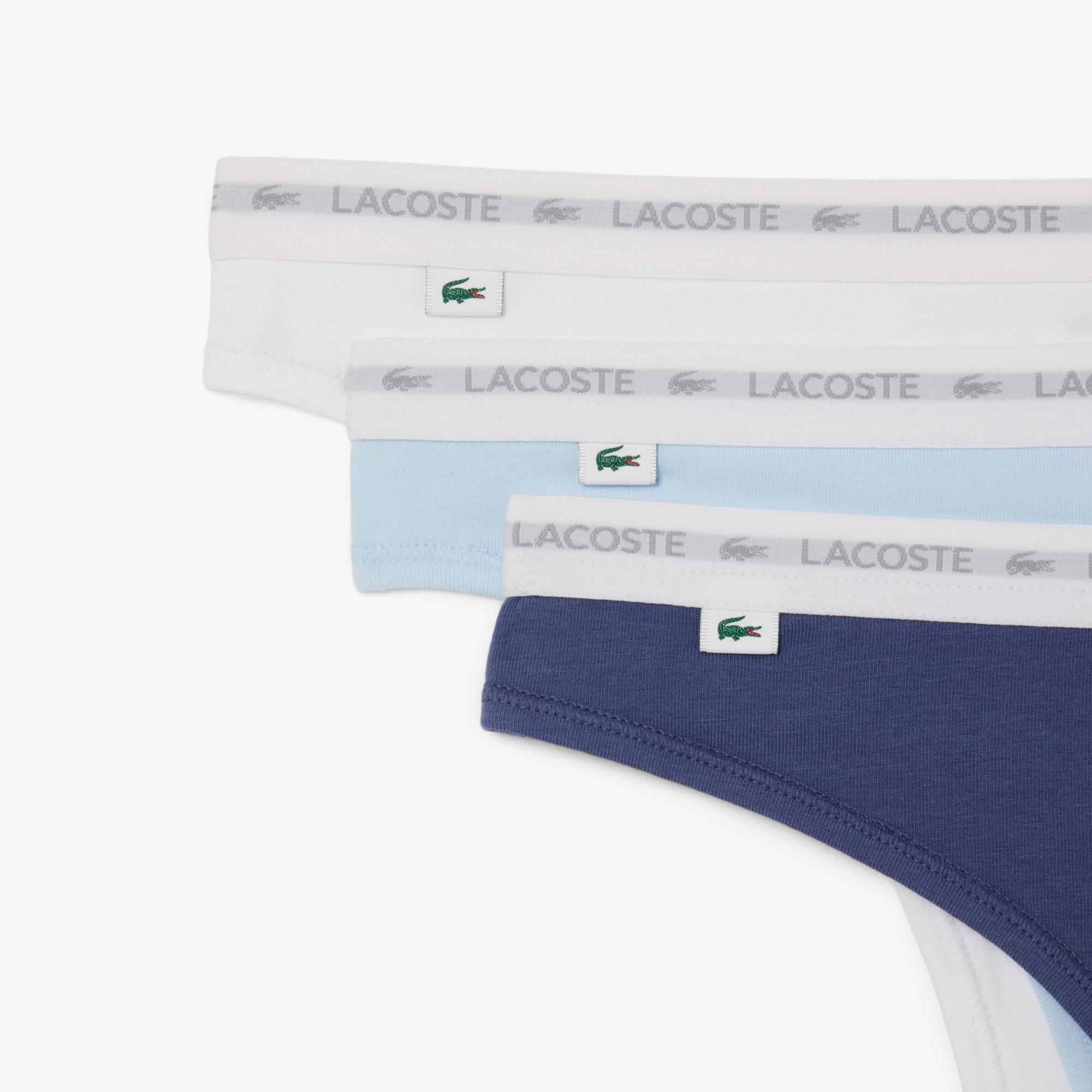 LACOSTE  Lot de 3 slips 