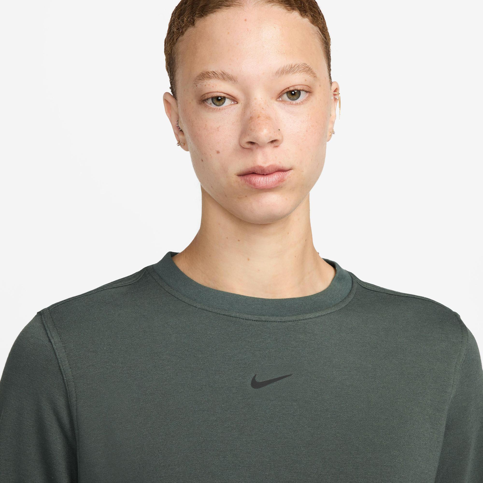 NIKE W NK ONE DF CREW LBR Pullover, Regular Fit, langarm 