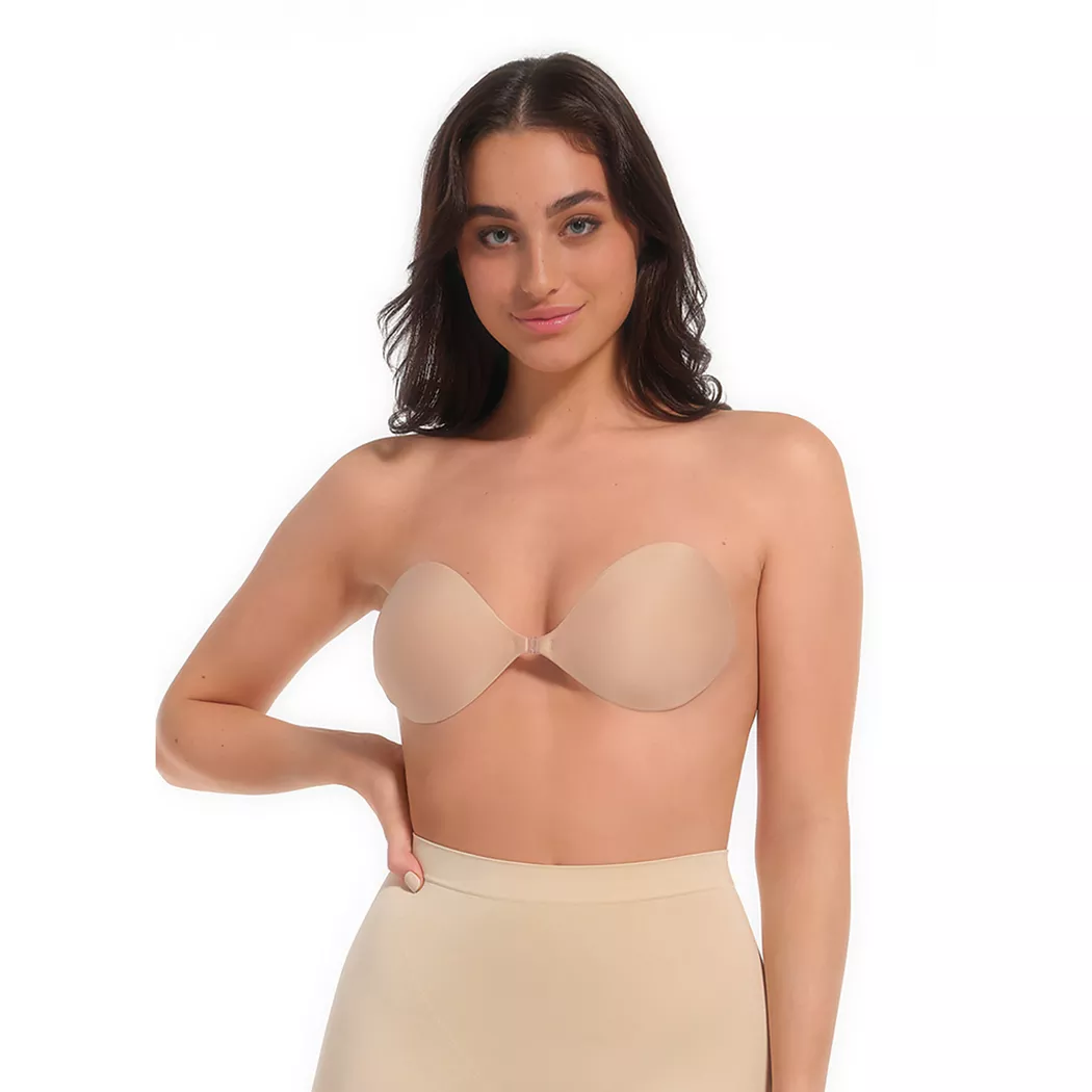 MAGIC Bodyfashion - Selbstklebender BH, für Damen, Taupe, Größe D