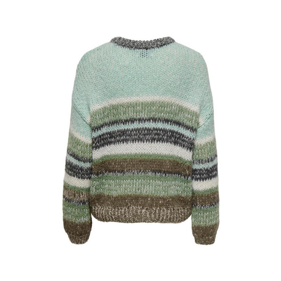 ONLY Maglione Lavorato a Maglia a Righe  