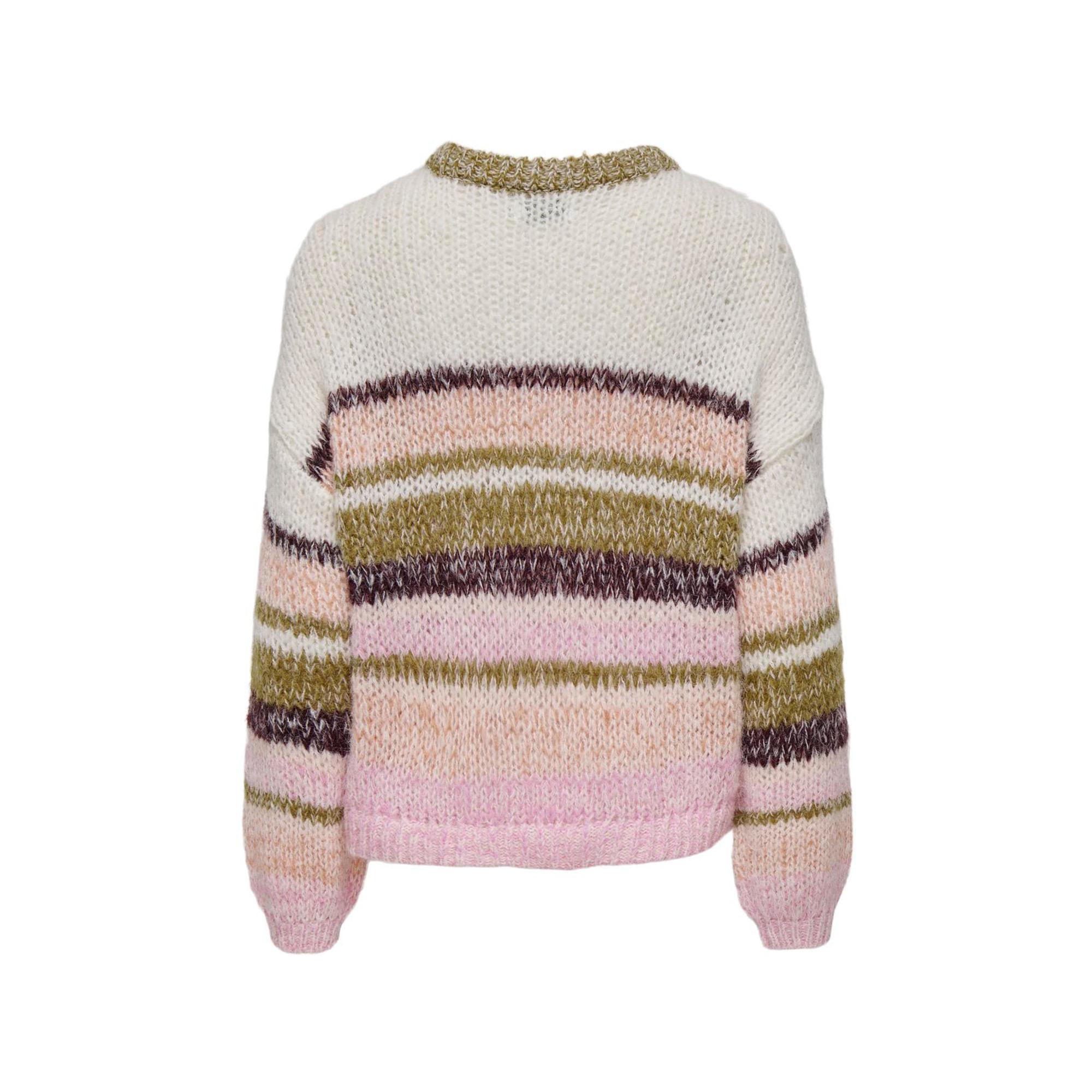 ONLY Pull en tricot rayé  