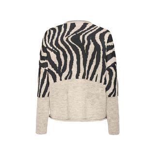 ONLY Zebra Muster Strickpullover  