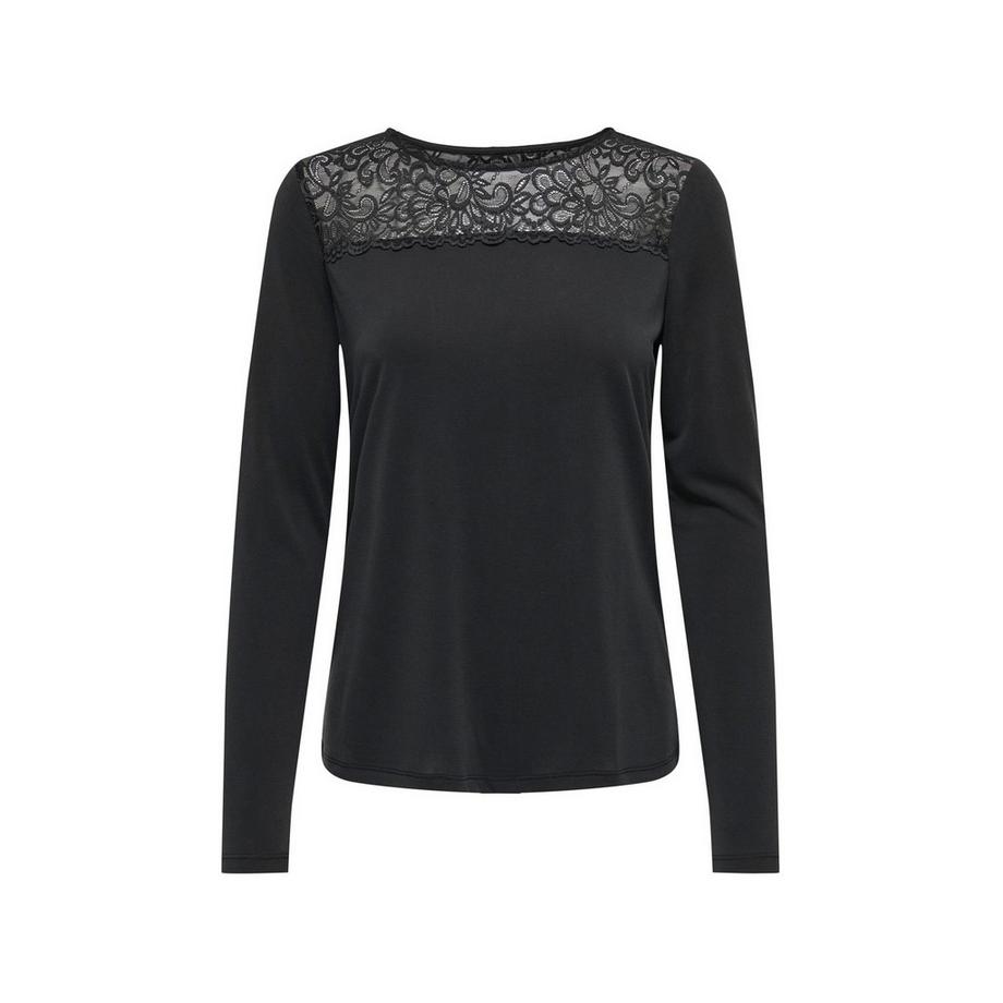 ONLY Top brodé à manches longues  