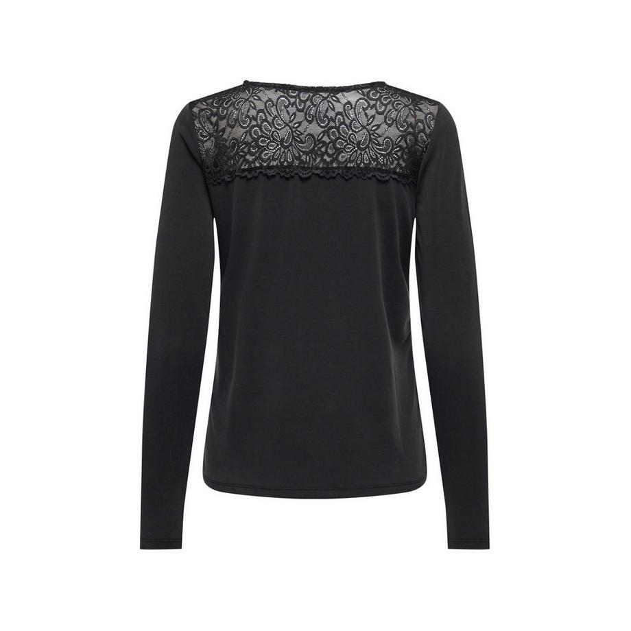 ONLY Top brodé à manches longues  