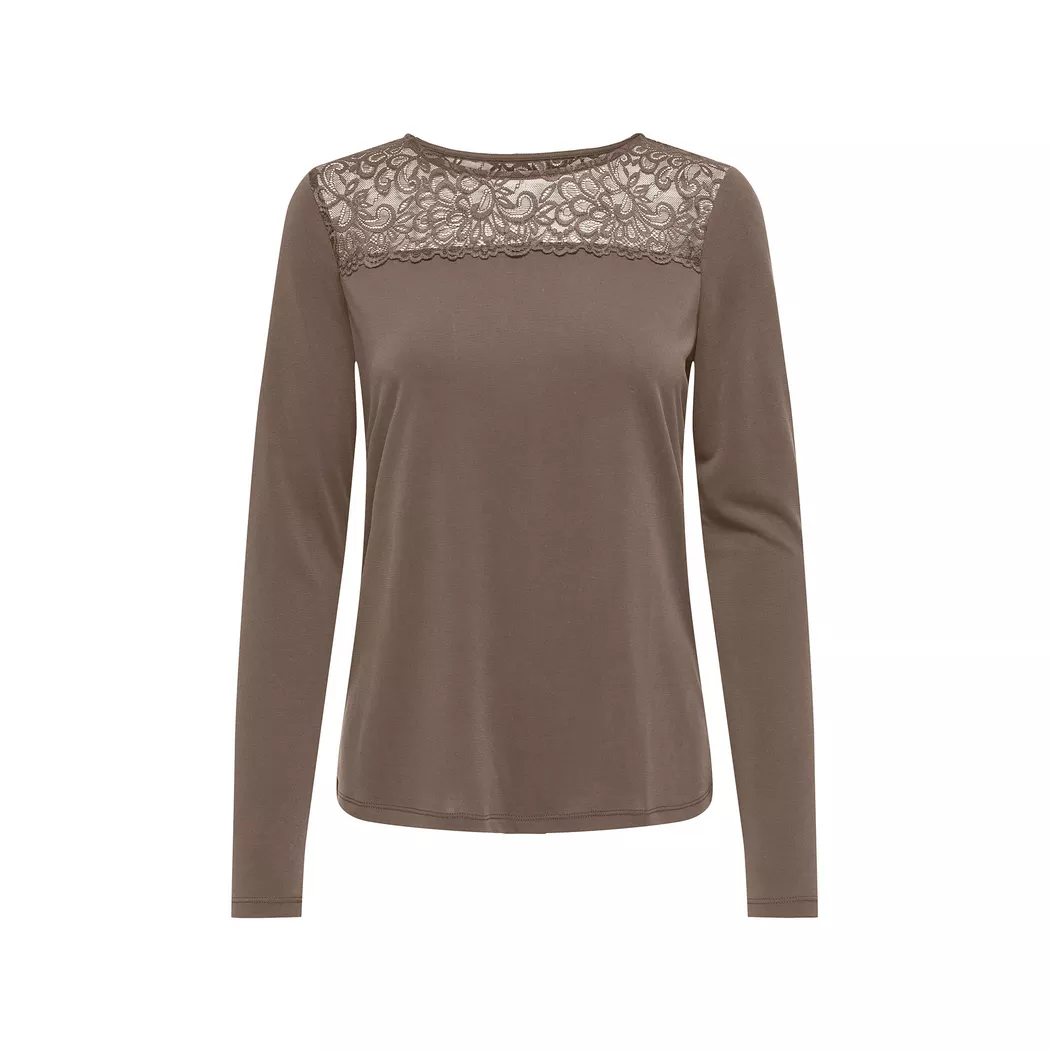 Only - Top, für Damen, Braun Naturel, Größe S