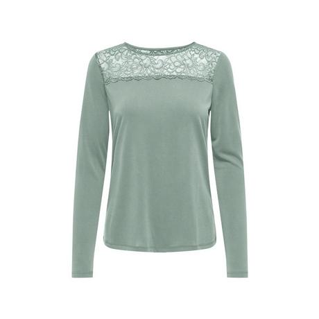 ONLY Top brodé à manches longues  