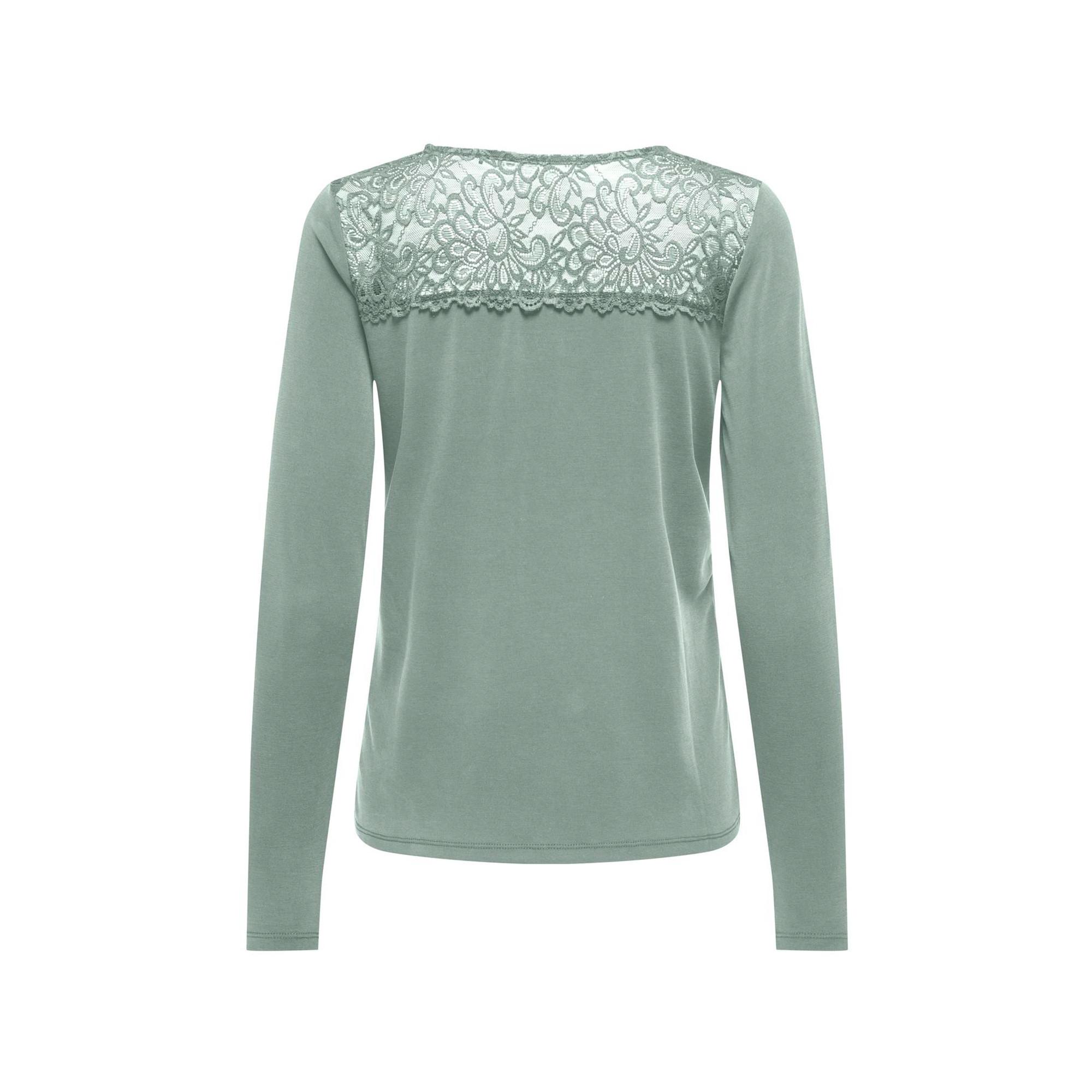 ONLY Top brodé à manches longues  