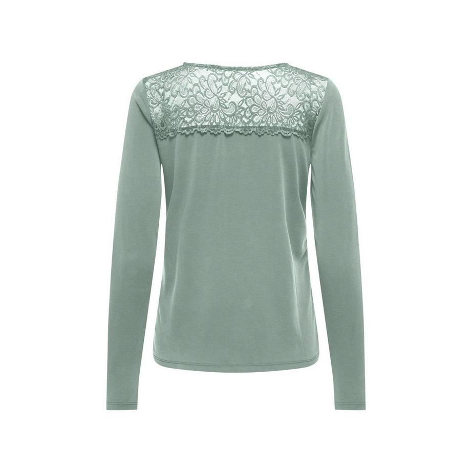 ONLY Langarm Top mit Lochstickerei  