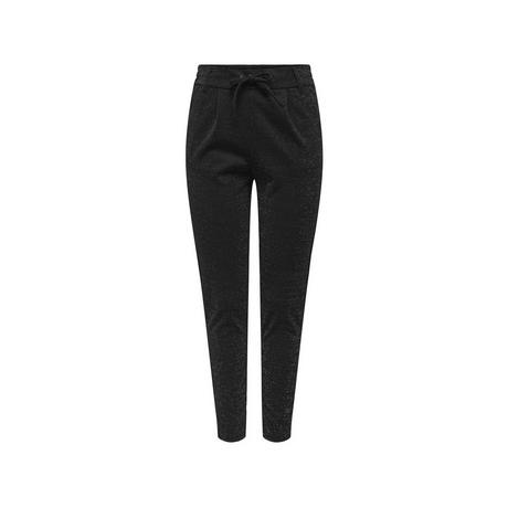 ONLY Pantalon scintillant à cordon Regular Fit  