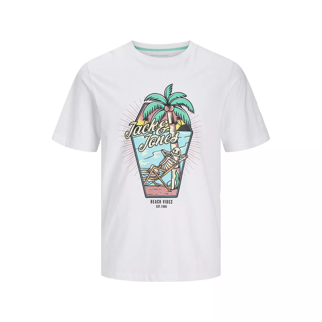 Jack & Jones - T-Shirt, für Herren, Weiss, Größe L