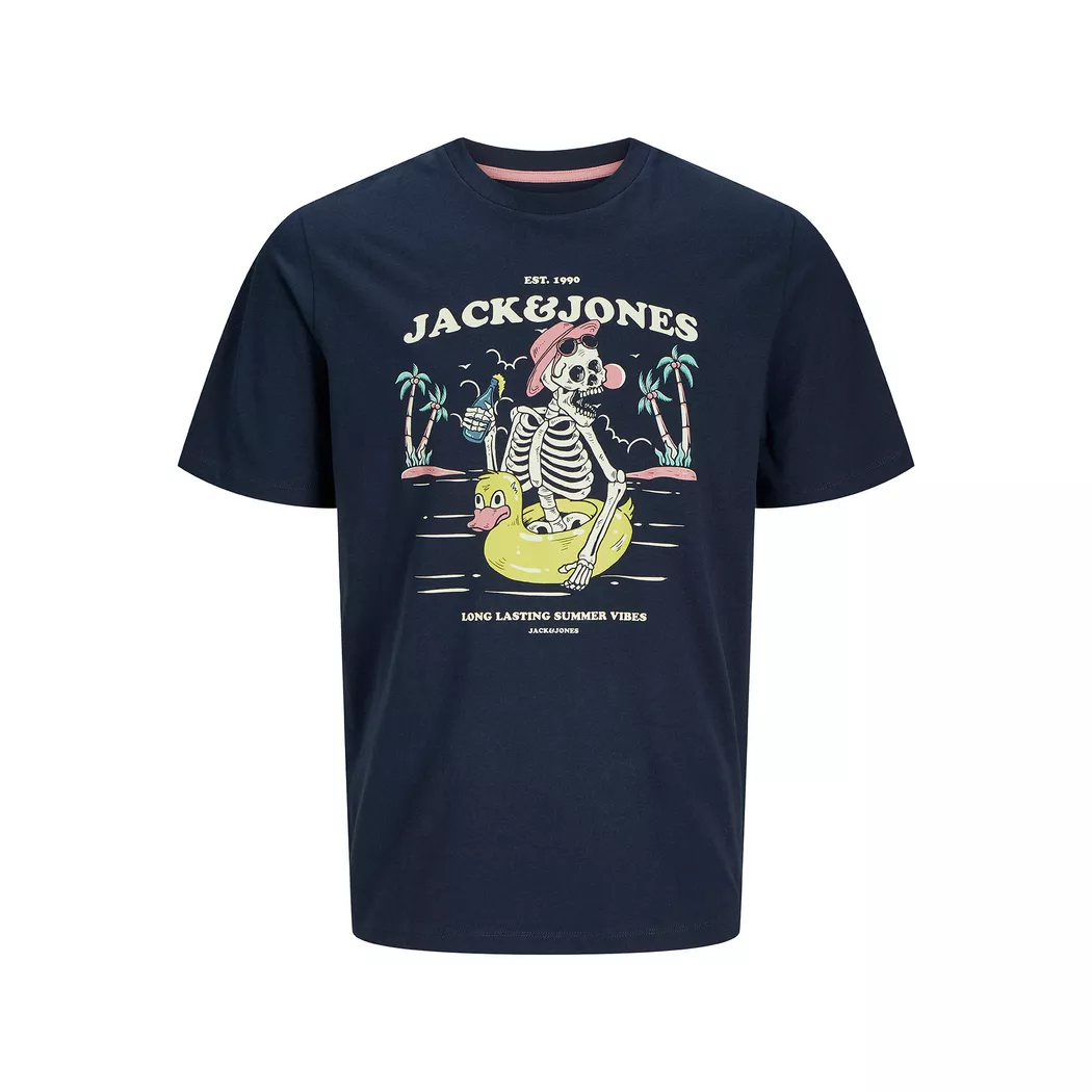 Jack & Jones - T-Shirt, für Herren, Dunkelblau, Größe L